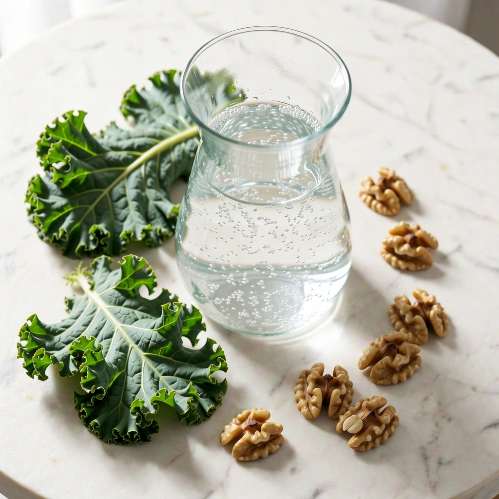 Frisches Gemüse und Wasser